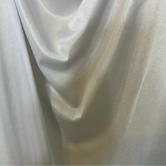 Lady Lisa Vintage Nylon Sheer Mesh Pale Blue Long Nightgown Chemise Lingerie - Picture 6 of 6